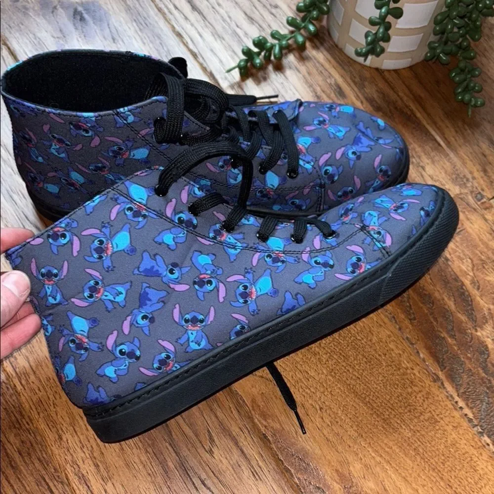 Lilo Blue Patterned High-Top Shoes - Picture 11 of 14